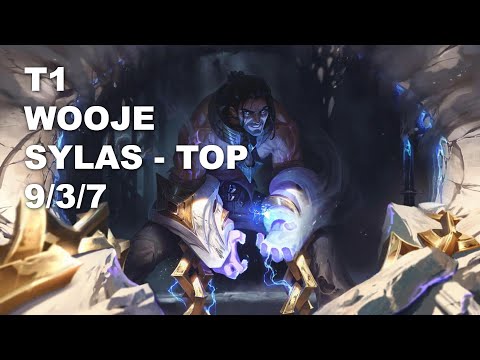 T1 Wooje Top Sylas vs Wukong - KR Challenger Rank Game