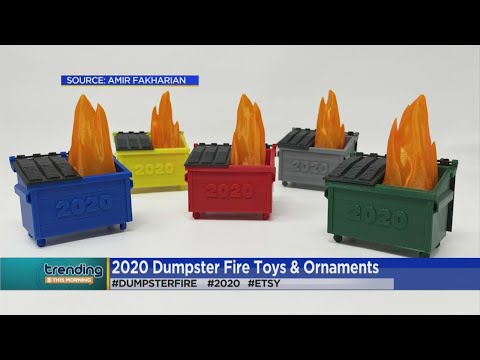 Trending: 2020 Dumpster Fire Christmas Ornament