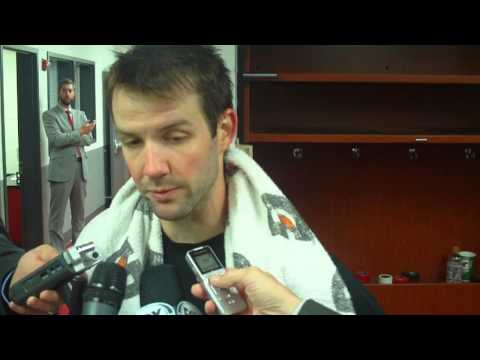 Carolina Hurricanes Cam Ward after 4-1 loss to Bruins, 11/18/13