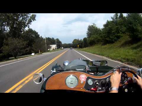 Test Drive in 1948 MG TC Race Car