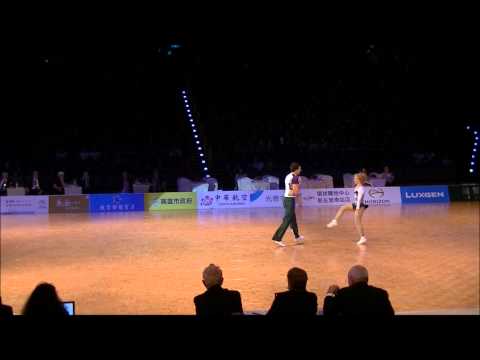 Ekaterina TIKHONOVA und Ivan KLIMOV WDSG Kaohsiung 2013 R´n´R Vorrunde Akrobatik