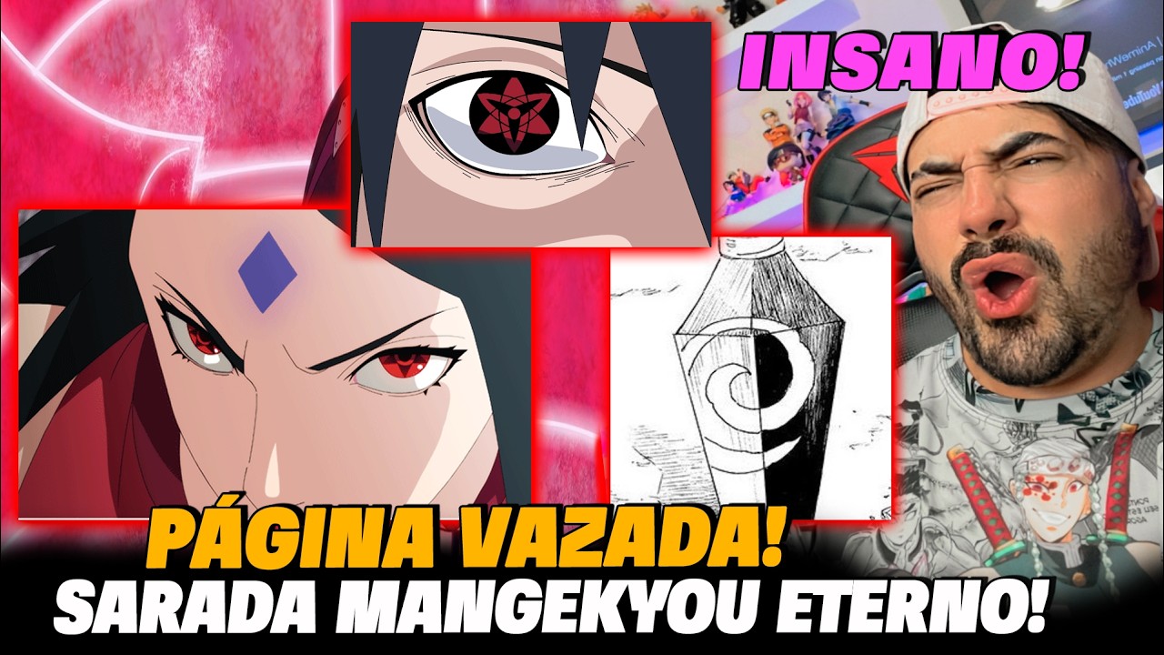 MANGEKYOU SHARINGAN ETERNO! PÁGINA VAZADA! - SARADA UCHIHA - fred animes