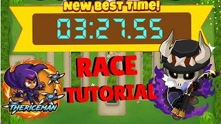 BTD6 Race Mobile Friendly Tutorial | SLOW GUIDE | Bush Rescue