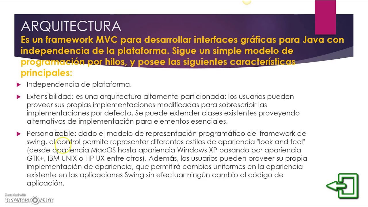 Librería Swing Java