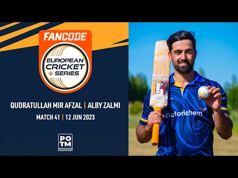 POTM: Q.Mir Afzal - ALZ vs STG | Highlights | FanCode ECS Sweden | 12 June 2023 | ECS23.456