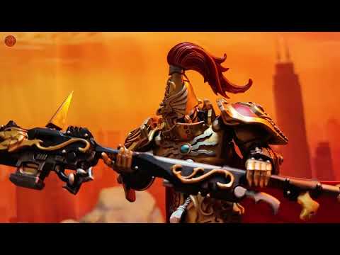 Adeptus Custodes VS Chaos Space Marine【JOYTOY Warhammer 40K Stop Motion Animation】