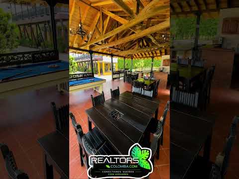 FINCA HOTEL DE LUJO EN VENTA O RENTA  MONTENEGRO, QUINDÍO Agende su visita hoy mismo+57 318 319 0023