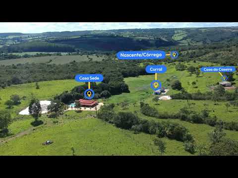 Fazenda à Venda em Alexânia GO - Represas, Córrego, Casa Sede e 70km de Brasília | PORTTAL imóveis