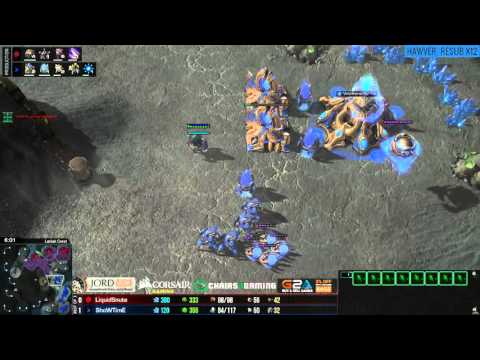 ShoWTimE vs. Snute G2 - PvZ - Dreamhack Qualifier