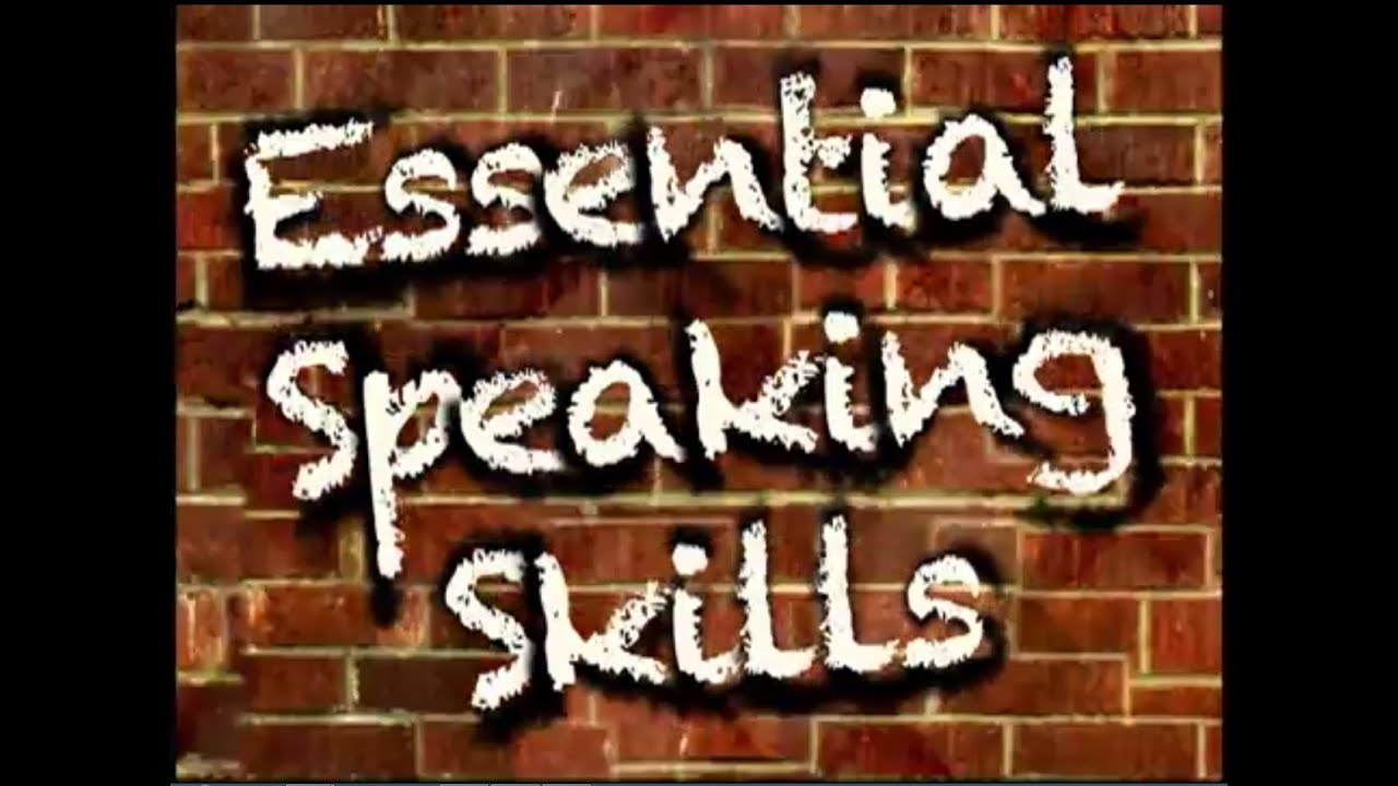 Three Essential Speaking Skills (3 speech techniques)