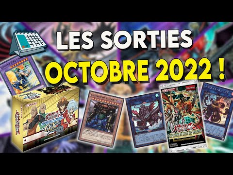 Yu-Gi-Oh! CALENDRIER DES SORTIES DU MOIS D'OCTOBRE 2022 !!