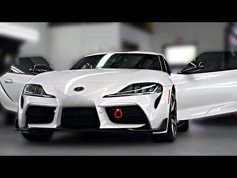 Toyota Supra Windows Tinted with XPEL Prime XR Plus