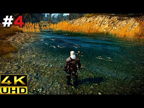 The Witcher 3 Wild Hunt Gameplay Walkthrough | Part 4 (4K 60FPS)