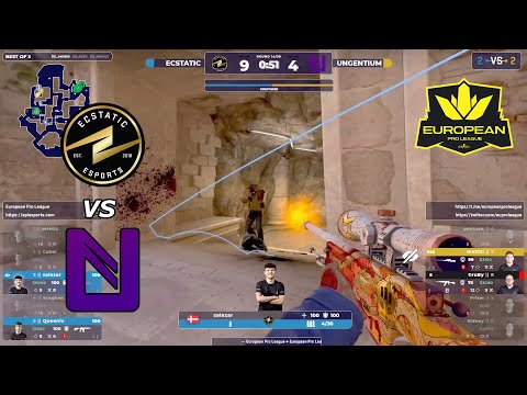 ANUBIS REAL WINNER !! UNGENTIUM vs Ecstatic - HIGHLIGHTS - ANUBIS - European Pro League CSGO 2023.