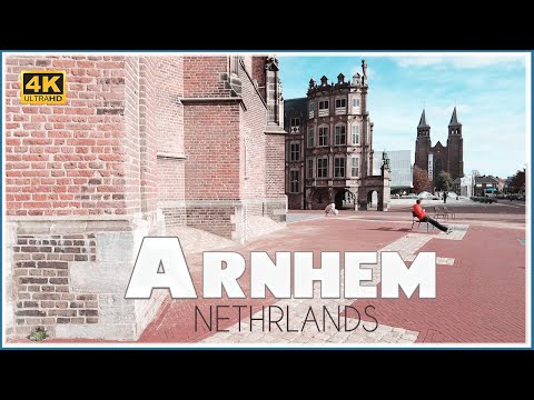 Walking Tour in Arnhem / Arnhem Centre - Eusebiuskerk - Netherlands 🇳🇱 - 4k