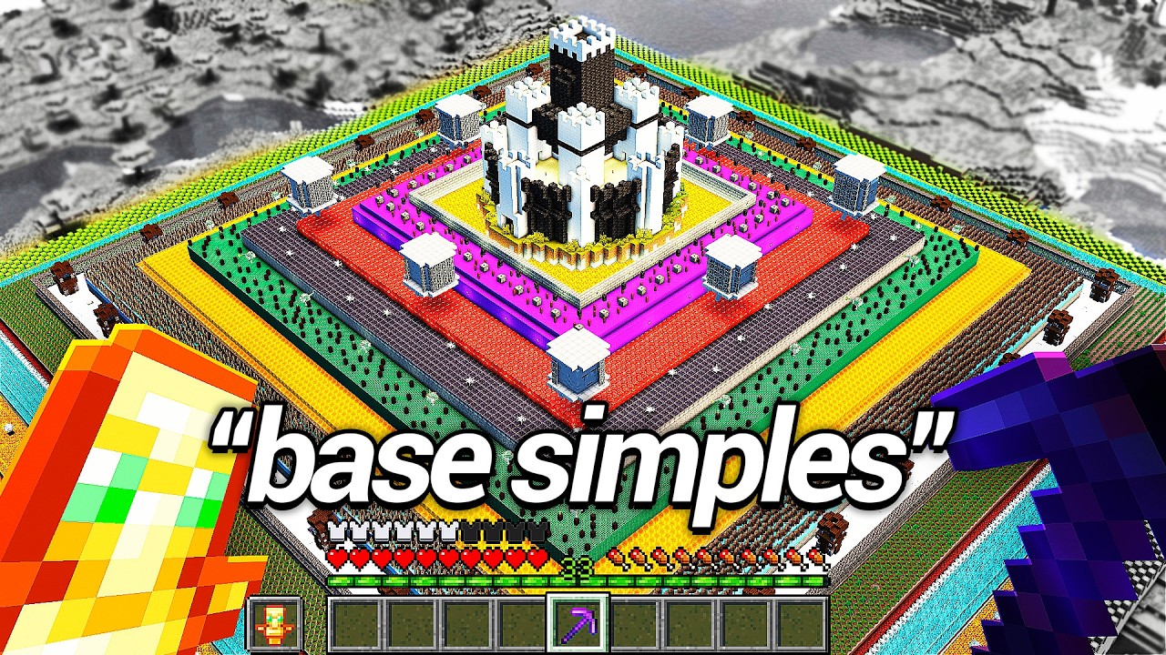 Você consegue construir a base MAIS segura do Minecraft?