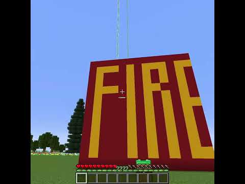 Cursed Fire Extinguisher Glitch in Minecraft