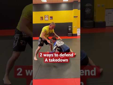 2 simple ways to stop a takedown #selfdefense
