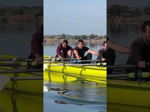 Atılım Üniversitesi Kürek takımı 4x dümecili sabah kondisyon antrenmanından kareler.