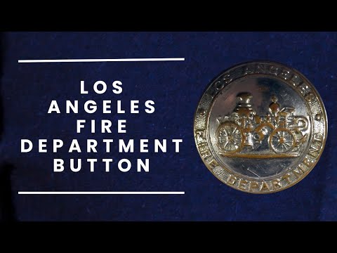 Los Angeles Fire Department Coat Button