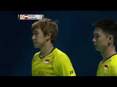 Final Dubai SSF 2017, Marcus Fernaldi Gideon/Kevin Sanjaya Sukamuljo vs Liu Cheng /Zhang Nan