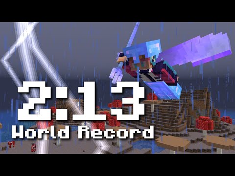(2:13) minecraft 1.16 all advancements former world record