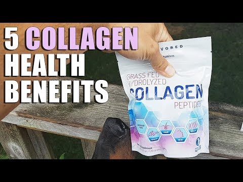5 Health Benefits of Collagen Powder Supplements & Peptides Video