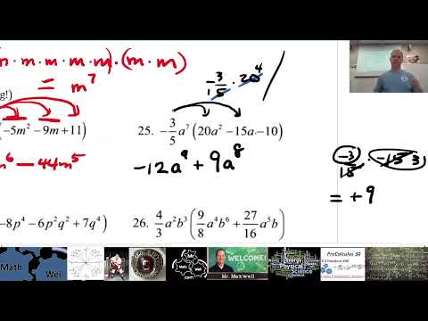 Math 9 Multiplying Polynomials Worksheet Practice