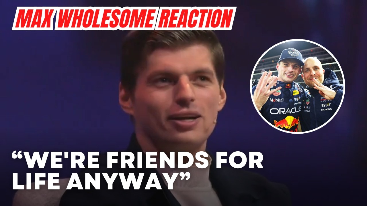 Max Verstappen WHOLESOME Reaction on His Race Engineer GP Leaving