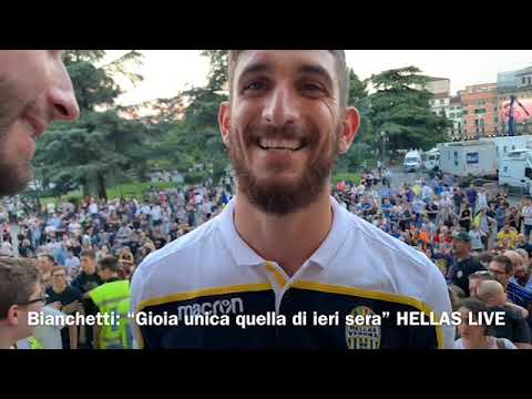 Bianchetti: “Gioia unica quella di ieri sera”