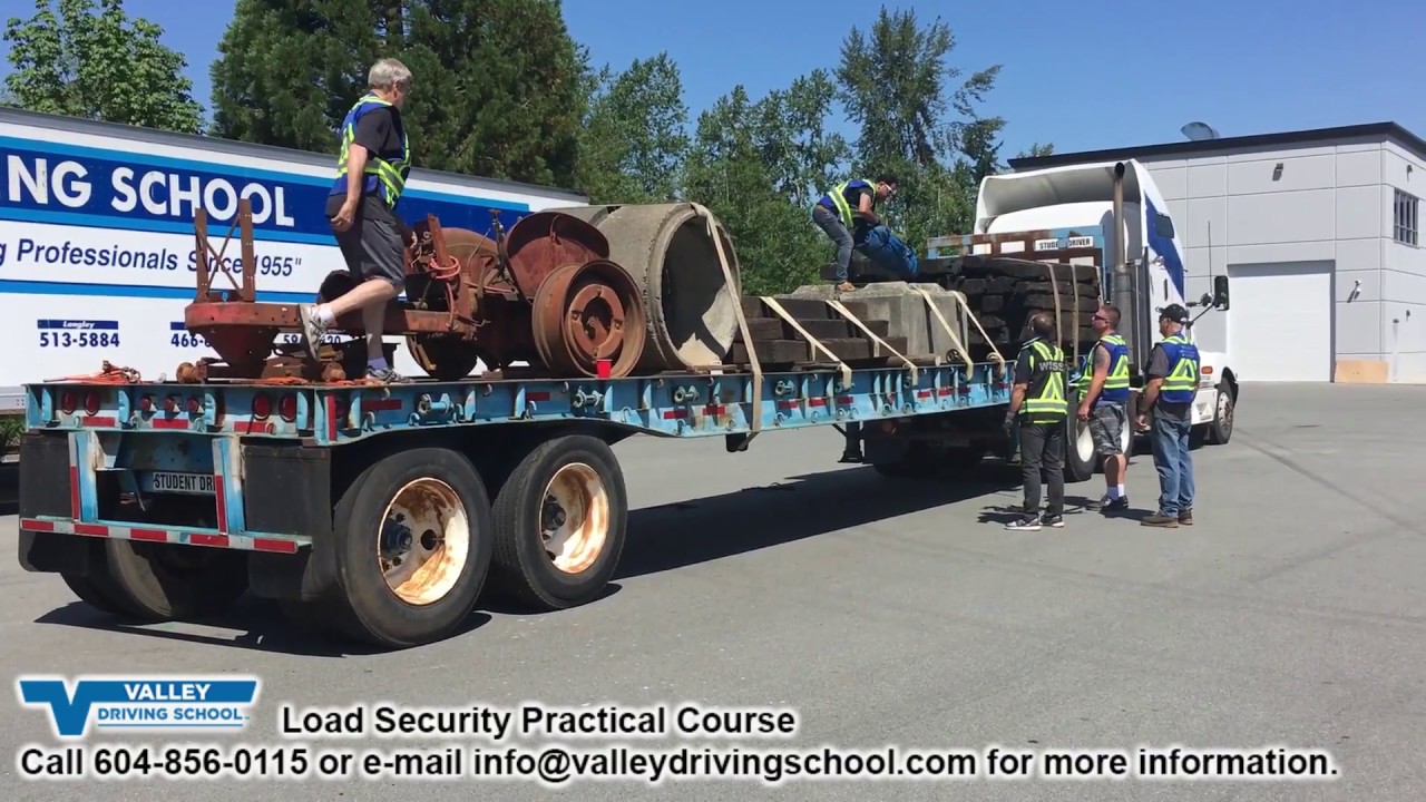 Valley Driving School's Load Security Practical Course