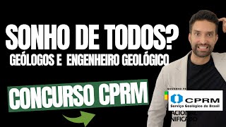 [NOTICE RELEASED] CPRM COMPETITION: EVERY GEOLOGIST'S DREAM?