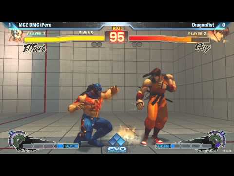 [EVO 2012 SSFIV AE] MCZ DMG iPeru (El Fuerte) vs Dragonfist (Guy)