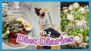 🐟 HEALTHY & SIMPLE HOME RECIPES FOR WEIGHT LOSS: DIET DIARIES EP2 | Crystall Cho