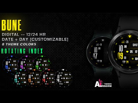 BUNE - Wear OS Watch Face video thumbnail