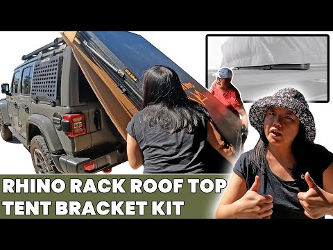 INSTALLING THE NEW RHINO RACK ROOF TOP TENT BRACKET KIT
