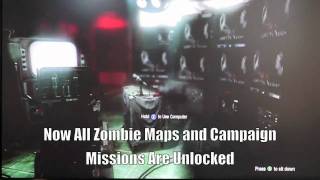 Call of Duty:Black Ops Zombies-Unlock Secret Level "FIVE"