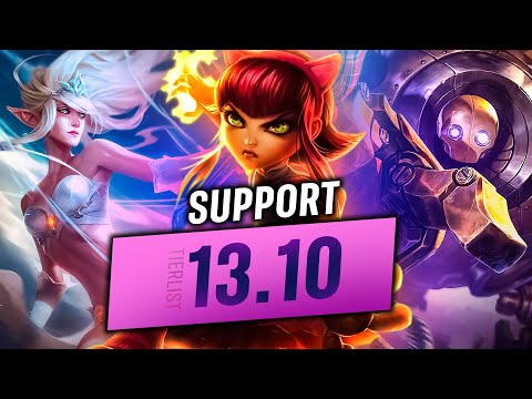 13.10 Support Tier List/Meta Analysis - League of Legends