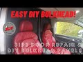 (Abandoned VW Caddy Part 11) Fixing My Door & DIY Bulkhead