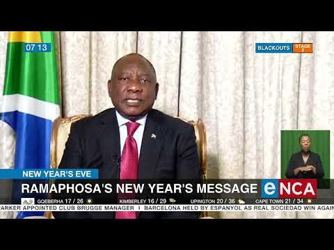 President Ramaphosa's New Year's message