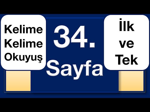 Kuran 34. sayfa Talimi ok takipli kelime kelime/ The Holy Quran Page 34