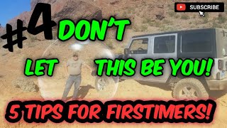 Top Five tips for Offroading: Jeeping For Beginners
