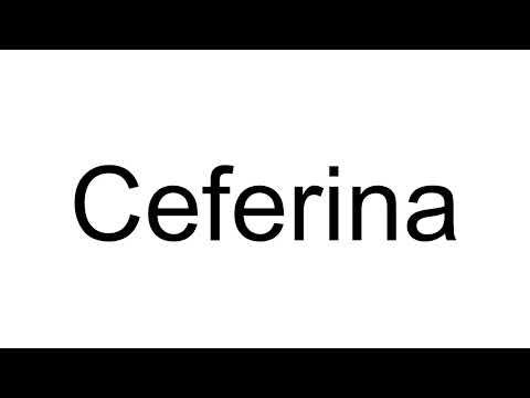 How to Pronounce Ceferina (Spanish)