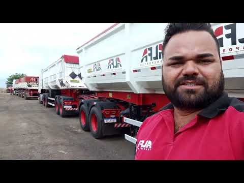 Carregamento de milho em Montividiu GO 