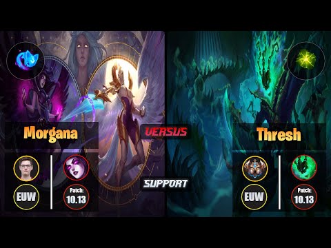 Mikyx MORGANA (Support) [Summon Aery] VS THRESH - Challenger EUW Patch 10.13