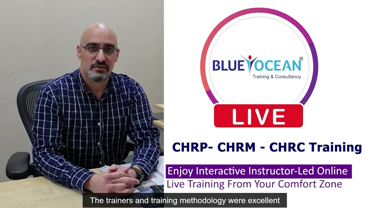 Student Testimonial :  CHRP CHRM CHRC Training