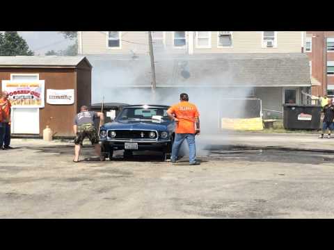 69 mustang burnout