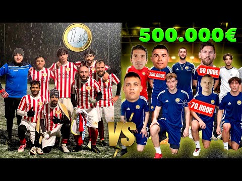 €1 VS €500,000 FOOTBALL TEAM 🏟️ Which is BEST?