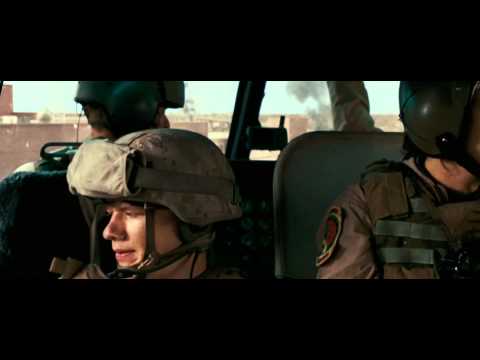 Trailer still showing downtown Los Angeles skyline under alien barrage