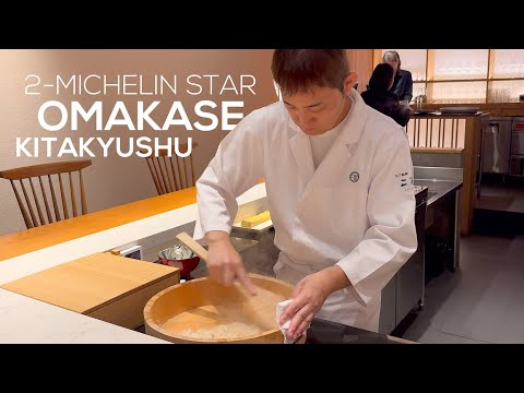Amazing 20-Course Michelin Starred Omakase From Kitakyushu - Nikaku * Vlog | Food |